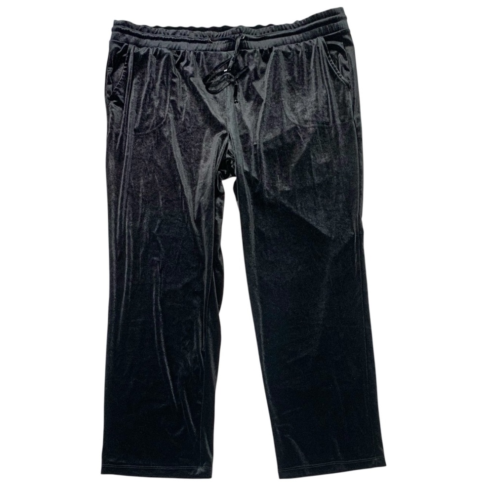 TORRID Velvet Tie Front Taper Leg Pull On Pants Sz 3